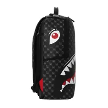 Mochila Sprayground en negro - Shark in Paris Bubbly Black - lado Mochila Sprayground en negro - Shark in Paris Bubbly Black - lado
