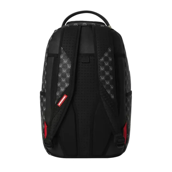 Mochila Sprayground en negro - Shark in Paris Bubbly Black - trasera Mochila Sprayground en negro - Shark in Paris Bubbly Black - trasera