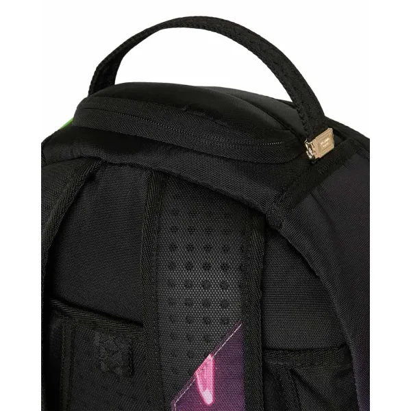 Mochila Sprayground Rick and Morty en negro y rosa - asa Mochila Sprayground Rick and Morty en negro y rosa - asa