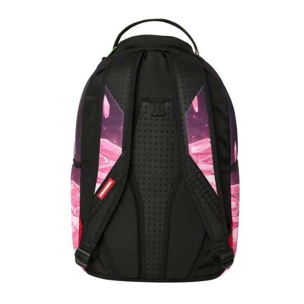 Mochila Sprayground Rick and Morty en negro y rosa - trasera Mochila Sprayground Rick and Morty en negro y rosa - trasera