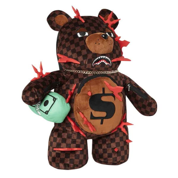 Oso Sprayground Ninja Star Bear - lado 1 Oso Sprayground Ninja Star Bear - lado 1