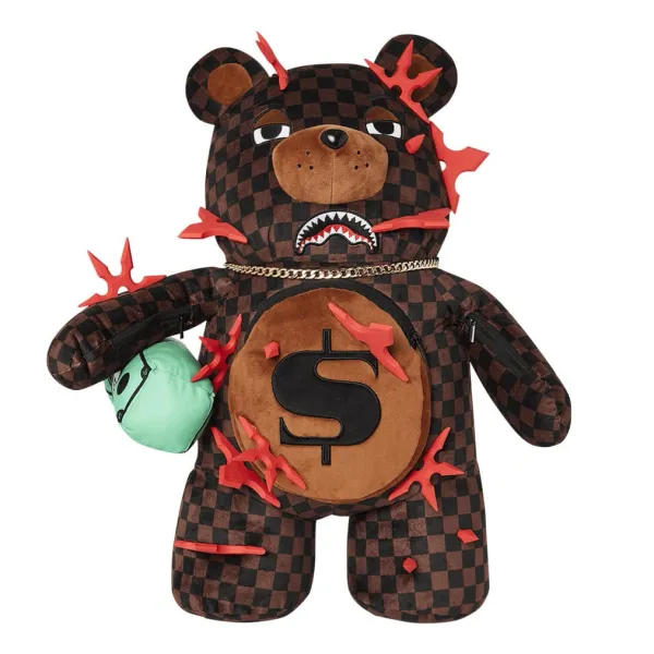 Oso Sprayground Ninja Star Bear - frontal Oso Sprayground Ninja Star Bear - frontal