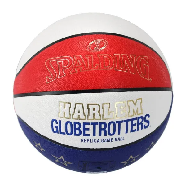 Balon tricolor Spalding Harlem Globetrotters - trasera