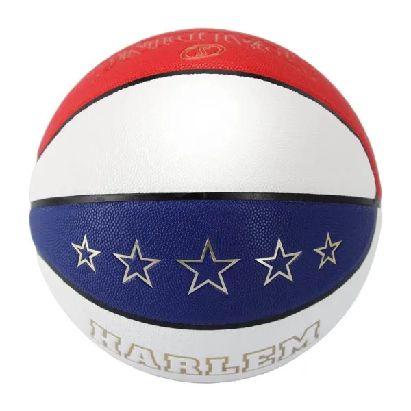 Balon tricolor Spalding Harlem Globetrotters - estrellas