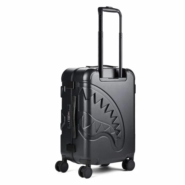 maleta sprayground negra lateral