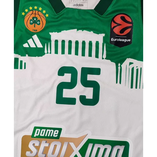 Camiseta Nunn Panathinaikos Parthenon - detalle Camiseta Nunn Panathinaikos Parthenon - detalle