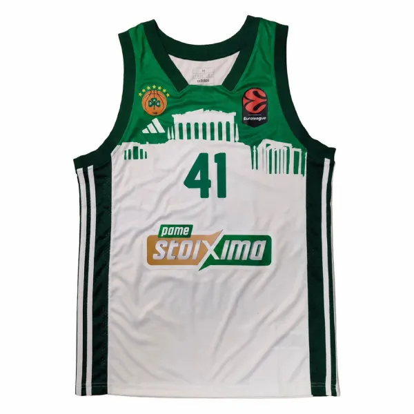 Camiseta Juancho Hernangomez Panathinaikos Baloncesto Euroliga Oficial Adidas Parthenon
