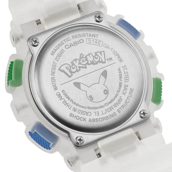 G-Shock GA-110PKM-7A Pokemon - tapa G-Shock GA-110PKM-7A Pokemon - tapa