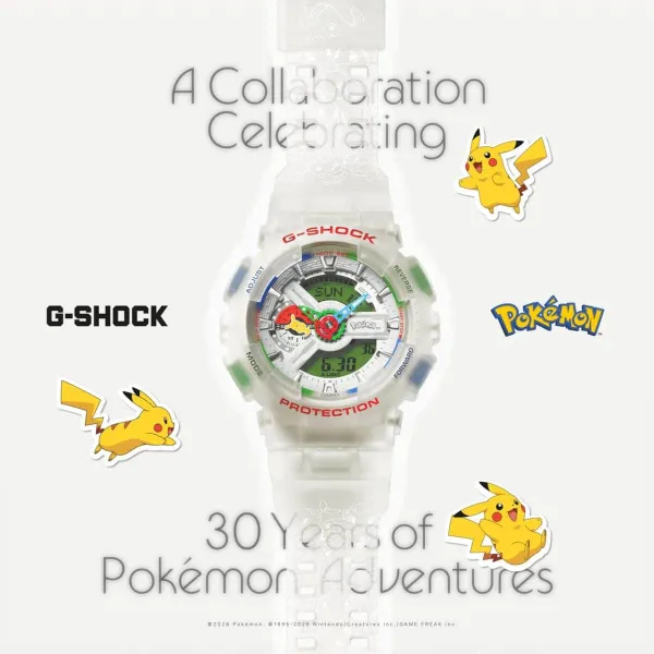 G-Shock GA-110PKM-7A Pokemon - 30 aniversario G-Shock GA-110PKM-7A Pokemon - 30 aniversario