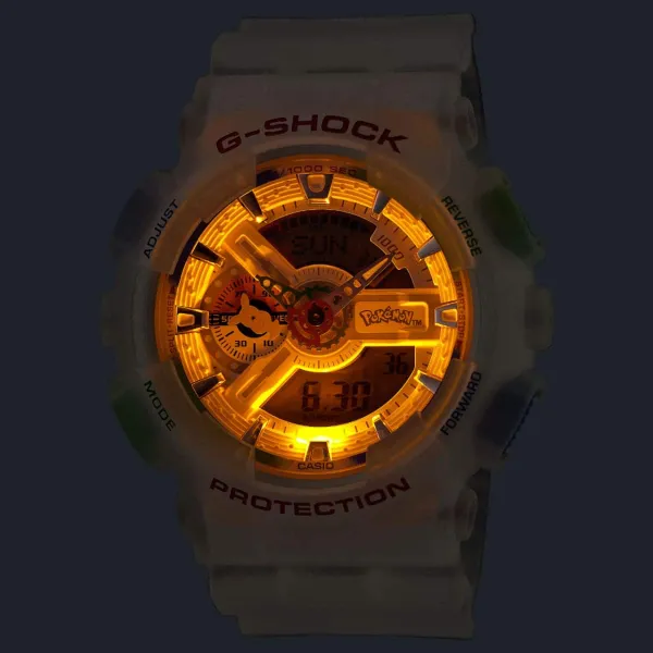 G-Shock GA-110PKM-7A Pokemon - luz G-Shock GA-110PKM-7A Pokemon - luz