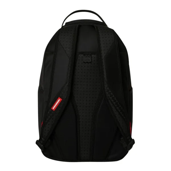Sprayground Shark Central negra y morada - trasera Sprayground Shark Central negra y morada - trasera