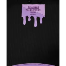 Sprayground Shark Central negra y morada - detalle 3 Sprayground Shark Central negra y morada - detalle 3