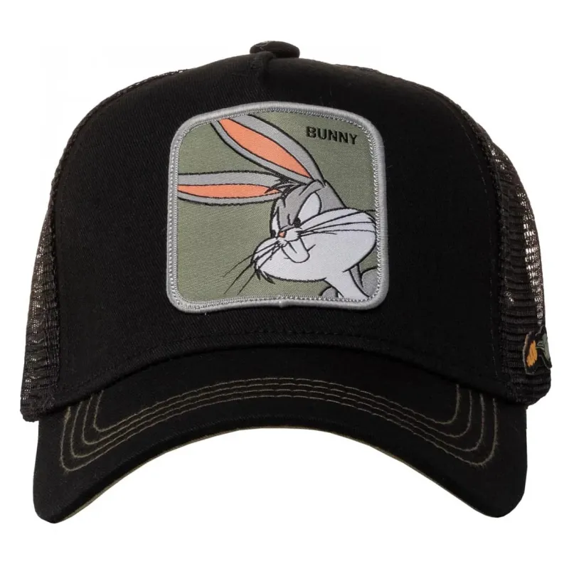 Gorra Capslab Bugs negra - frontal
