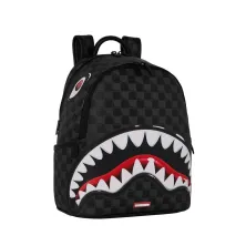 Mochila mujer Sprayground Shark in Paris Ballon black Savage - lateral Mochila mujer Sprayground Shark in Paris Ballon black Savage - lateral