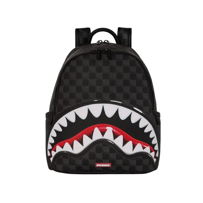 Mochila mujer Sprayground Shark in Paris Ballon black Savage - frontal