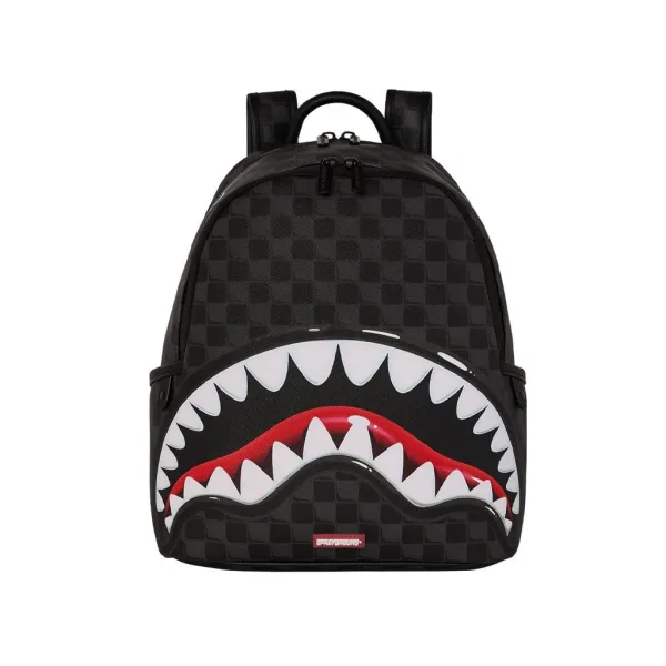 Mochila mujer Sprayground Shark in Paris Ballon black Savage - frontal Mochila mujer Sprayground Shark in Paris Ballon black Savage - frontal