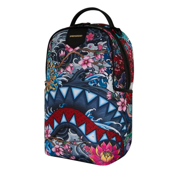 Sprayground Japanese Tatto Shark DLX - lateral 2 Sprayground Japanese Tatto Shark DLX - lateral 2