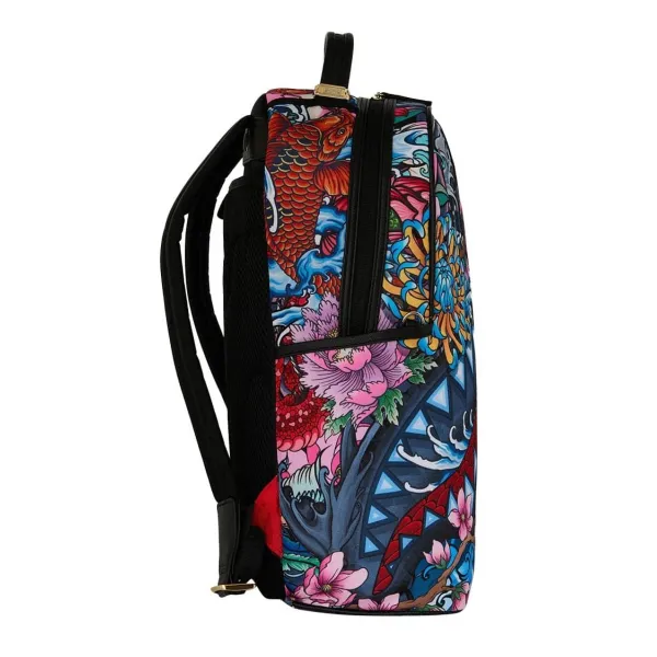 Sprayground Japanese Tatto Shark DLX - lado Sprayground Japanese Tatto Shark DLX - lado