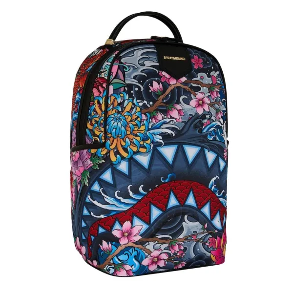 Sprayground Japanese Tatto Shark DLX - lateral Sprayground Japanese Tatto Shark DLX - lateral