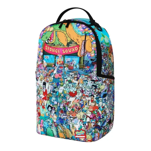 Mochila Sprayground Bob Esponja - lateral Mochila Sprayground Bob Esponja - lateral