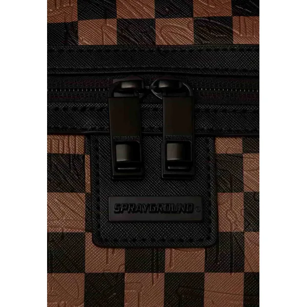 Bolsa de Viaje Sprayground marron - detalle