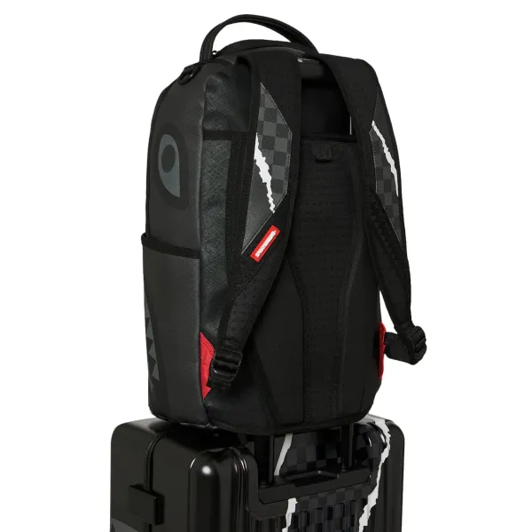 Maleta Sprayground Center Rip negra - mochila