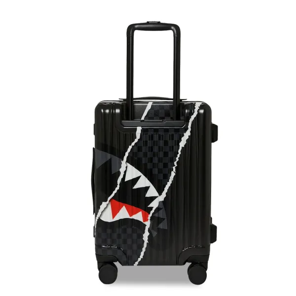 Maleta Sprayground Center Rip negra - trasera