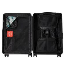 Maleta Sprayground negra - interior