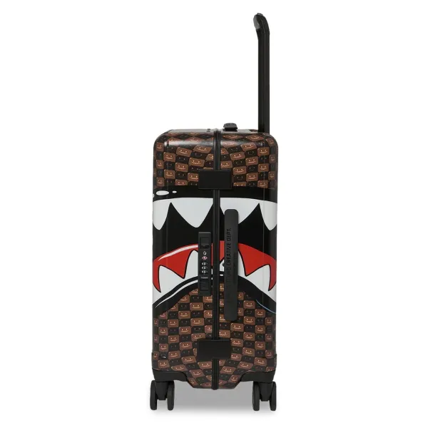 Maleta Sprayground Shark in Paris marrón - lateral