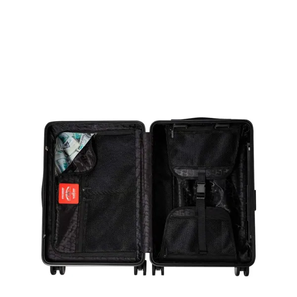 Maleta Sprayground Shark in Paris WTF Bubble Black