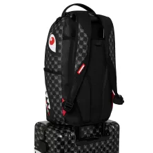 Maleta Sprayground Shark in Paris WTF Bubble Black