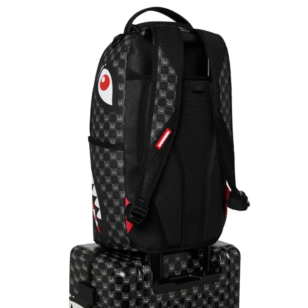Maleta Sprayground Shark in Paris WTF Bubble Black