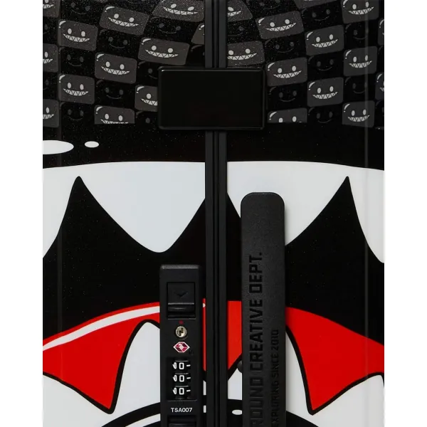 Maleta Sprayground Shark in Paris WTF Bubble Black