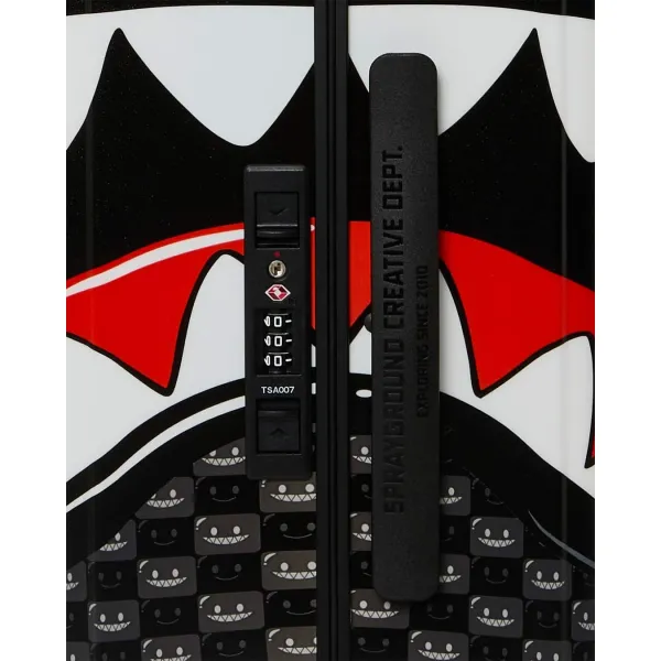 Maleta Sprayground Shark in Paris WTF Bubble Black