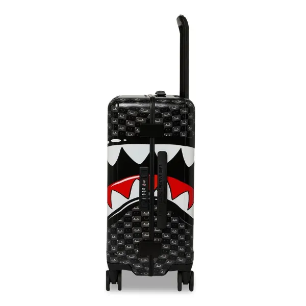 Maleta Sprayground Shark in Paris WTF Bubble Black