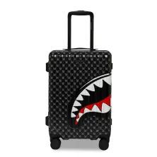 Maleta Sprayground Shark in Paris WTF Bubble Black