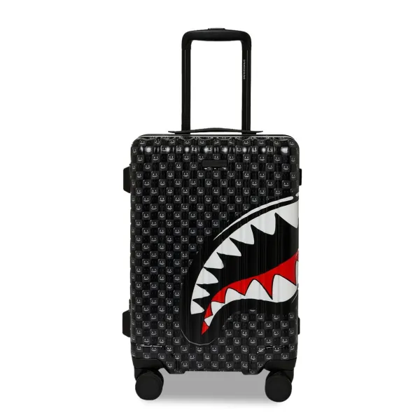 Maleta Sprayground Shark in Paris WTF Bubble Black