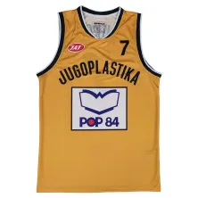 Camiseta Kukoc Jugoplastika Pop 84 amarilla - frontal