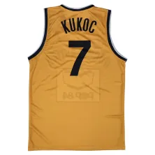 Camiseta Kukoc Jugoplastika Pop 84 amarilla - trasera