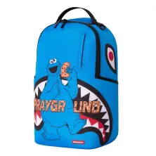 Mochila Sprayground Cookie Monster Barrio Sesamo - lateral