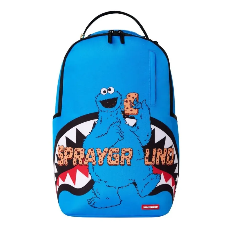 Mochila Sprayground Cookie Monster Barrio Sesamo - frontal