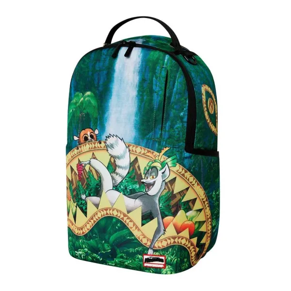 Mochila Sprayground Madagascar King Julien - lado 2