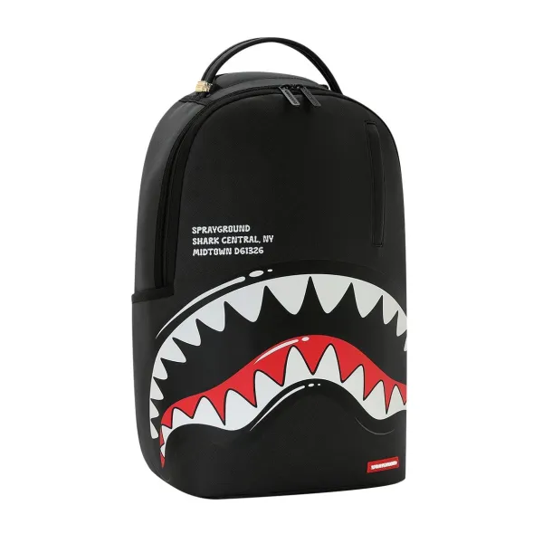 Sprayground Shark Central Bubbly Black - lateral