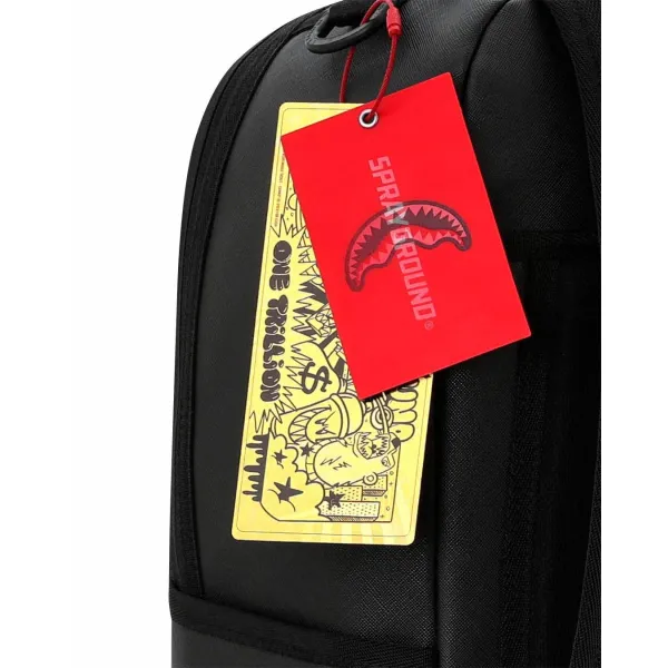 Sprayground Shark Central Bubbly Black - etiquetas