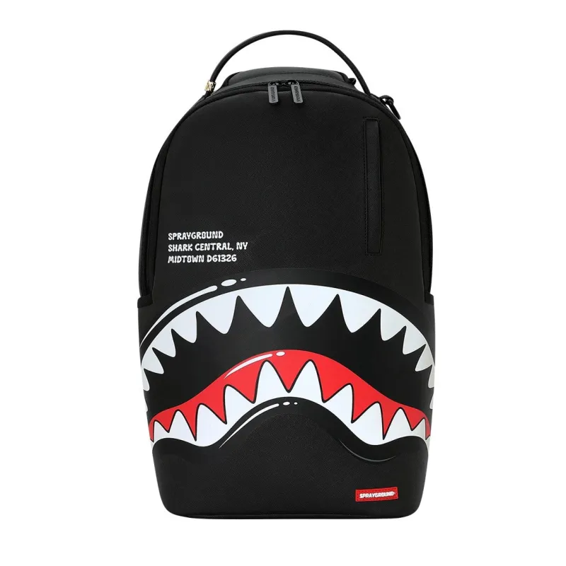 Sprayground Shark Central Bubbly Black - frontal