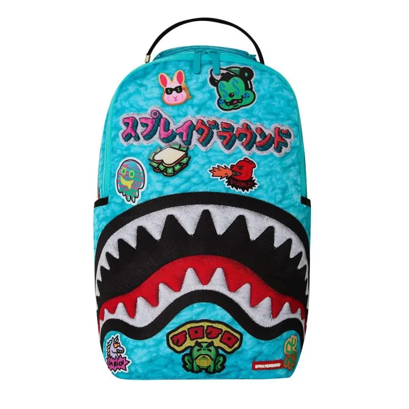 Sprayground Embellished Fleece en azul - frontal