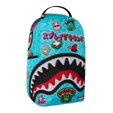 Sprayground Embellished Fleece en azul - lateral Sprayground Embellished Fleece en azul - lateral