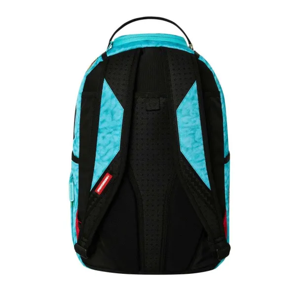 Sprayground Embellished Fleece en azul - trasera Sprayground Embellished Fleece en azul - trasera