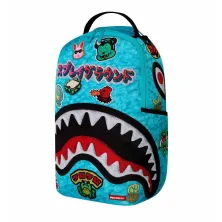 Sprayground Embellished Fleece en azul - lateral Sprayground Embellished Fleece en azul - lateral
