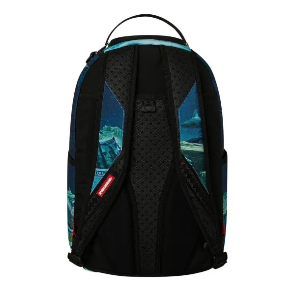 Sprayground Shark Underwater en azul - trasera
